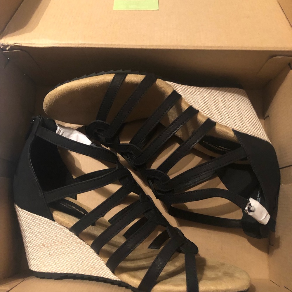 Black espadrilles